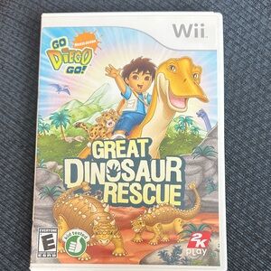 2K Play Go Diego Go! Great Dinosaur Rescue - Wii Game